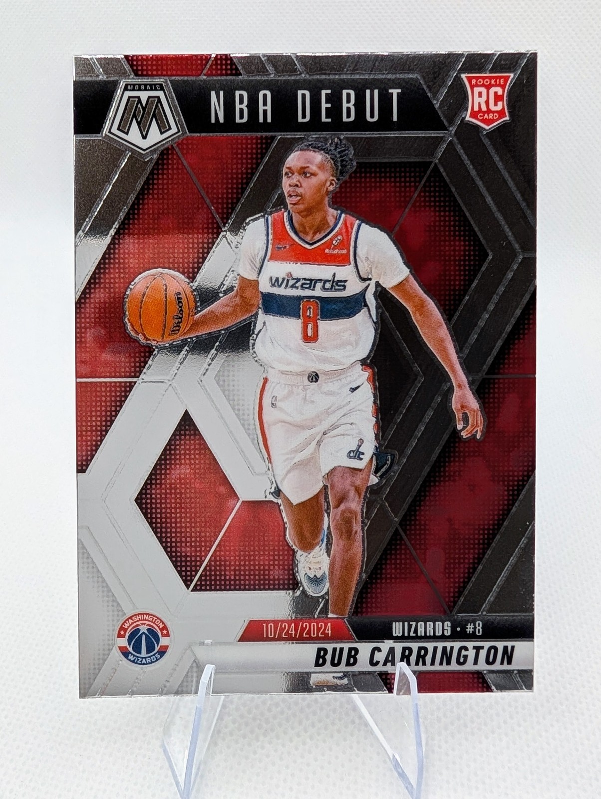 2024-25 Panini Mosaic - NBA Debut Bub Carrington #259 (RC)
