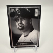 2025 Topps Black & White Albert Pujols #PP7 Prized Portrait Insert CARDINALS🔥💰