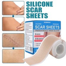 MEDICAL GRADE Scar Sheet Silicone Gel Tape Scar Removal Strips Treatment 1.5m