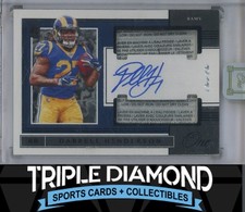 2019 Panini One Darrell Henderson Rookie Dual Laundry Tag Patch Auto #1/1 A976