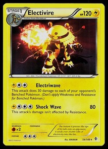 Pokemon Boundaries Crossed 54/149 Electivire