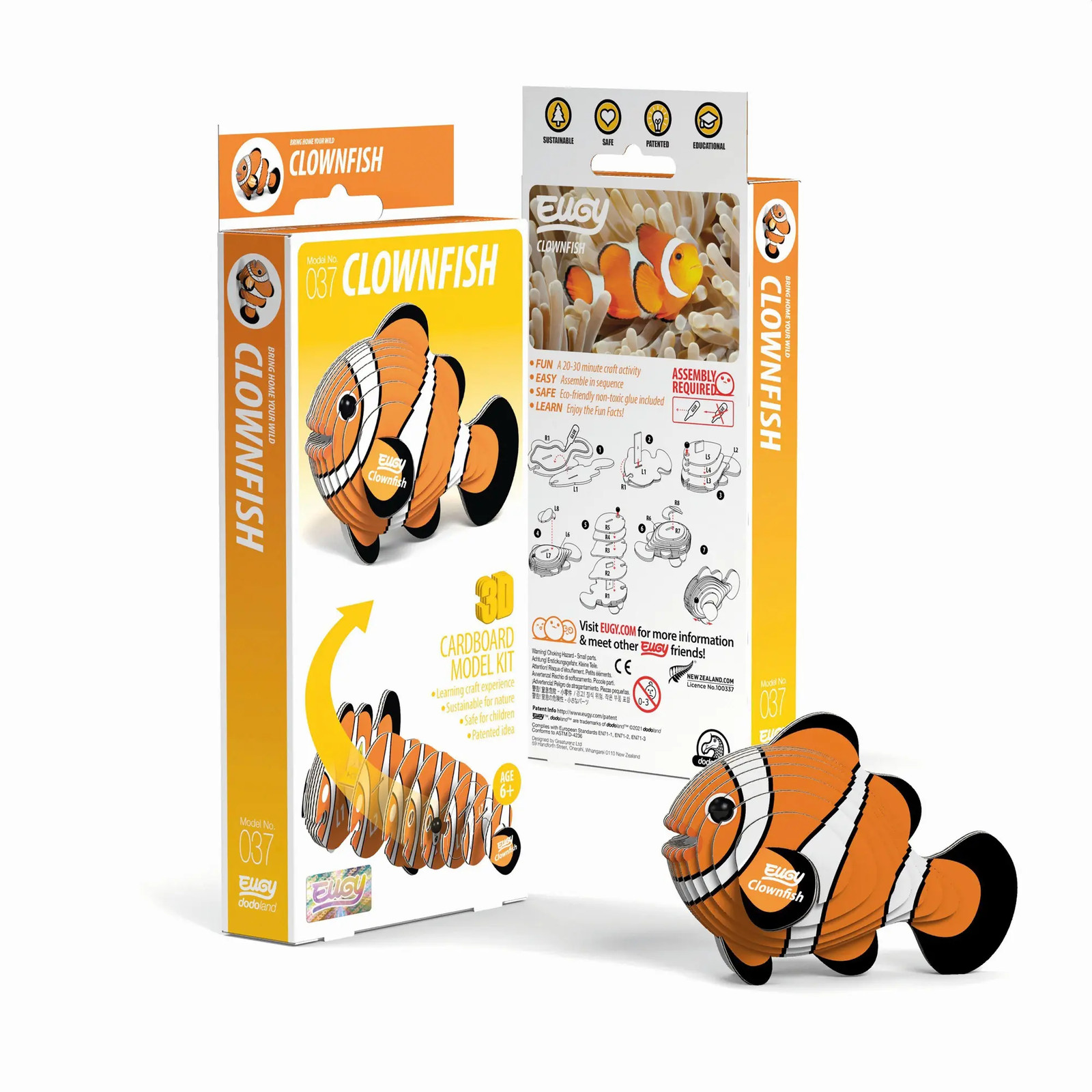Eugy - 3D Bastelset Clownfisch - Bild 4