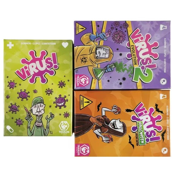Virus! Juego de cartas (pack completo - 3 juegos)