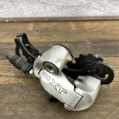 Vintage Shimano Deore XT RD-M750 Rear Derailleur 9 Speed Long Cage