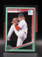 TEKOAH ROBY - 2025 Panini Baseball Donruss Clearly Rated Prospects #196