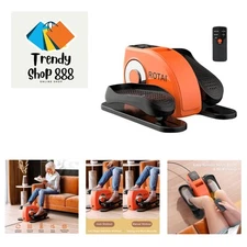 Electric Under Desk Elliptical Machine for Seniors - Portable Leg Pedal Trainer