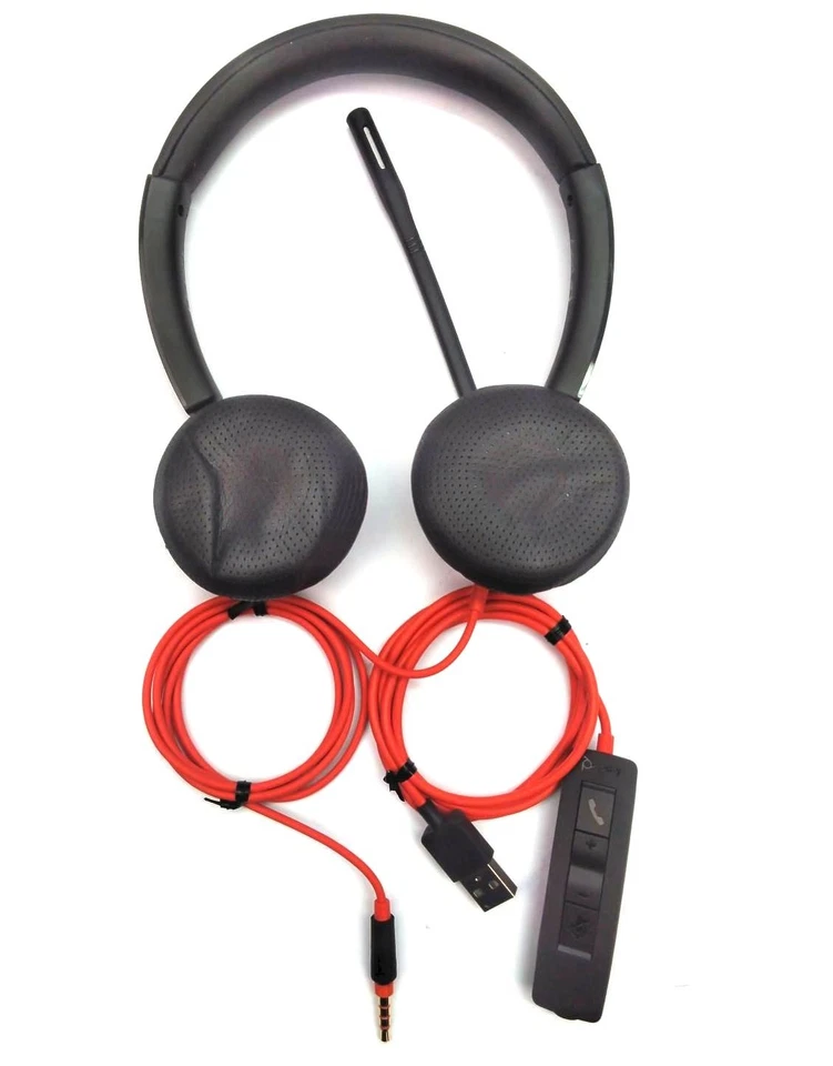Plantronics Blackwire Headphones 3325 Stereo USB with Boom Microphone W3325T - Image 4 of 4