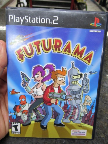 SUPER NICE!! Futurama - PlayStation 2 - VINTAGE * 100% GENUINE - TESTED & WORKS!