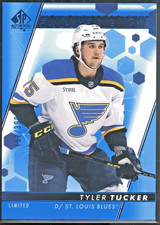 Tyler Tucker 2022-23 Upper Deck SP Authentic Future Watch Limited Blue #'d /399
