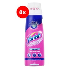 8 x Vanish PowerGel Pre Treat Stain Remover 200ml Pre-Wash Gel Colours & Whites
