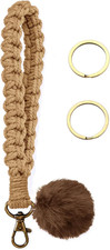 Keychain Wristlet, Woven Handmade Wrist Lanyard for Keys, Wrist Key Chains with