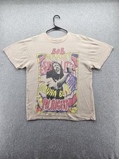 Zion Rootswear Shirt Mens S/M Beige Bob Marley Every Little Thing Graphic Tee