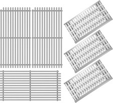 54801 9MM Stainless Steel Grill Grate with 92911 Heat Plate Shield for DCS...