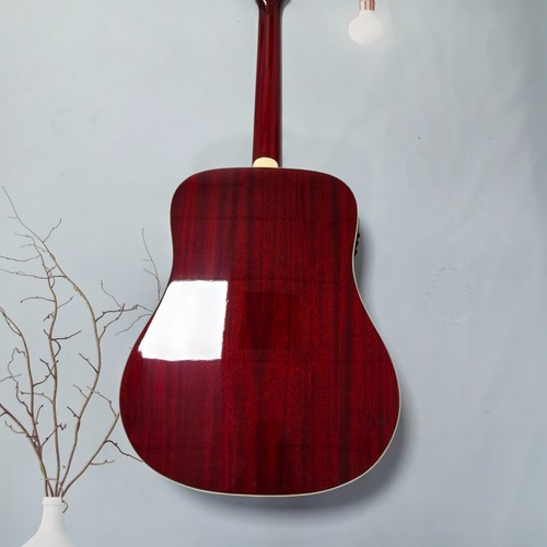 Brown J200VS Acoustic Guitar Hollow Body Inlaid Fretboard Free Ship - Picture 6 of 23