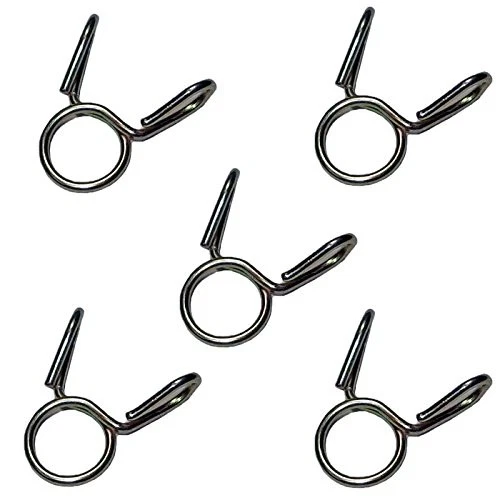 Paquete de 5 abrazaderas de línea de combustible de repuesto originales Homelite OEM - A100677-5PK Foto 2 de 2