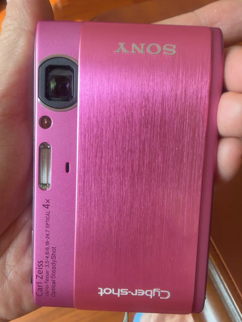 Pink Sony DSC-TX1 Cyber ​​Shot 10.2MP 4x Optical Zoom Digital
