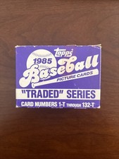 1985 Topps Traded 132 Card Set J. Clark / R. Henderson / G. Carter