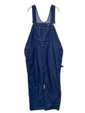 Vtg Union USA Made Denim Overalls Montgomery Ward 1960's Bib USA 48/29