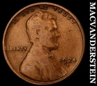 1924-D Lincoln Wheat Cent - Scarce  Semi-key  Better Date  No Reserve  #J9458