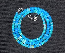 Natural Ethiopian Welo Fire Opal Gemstone Beads 16''Necklace AF080