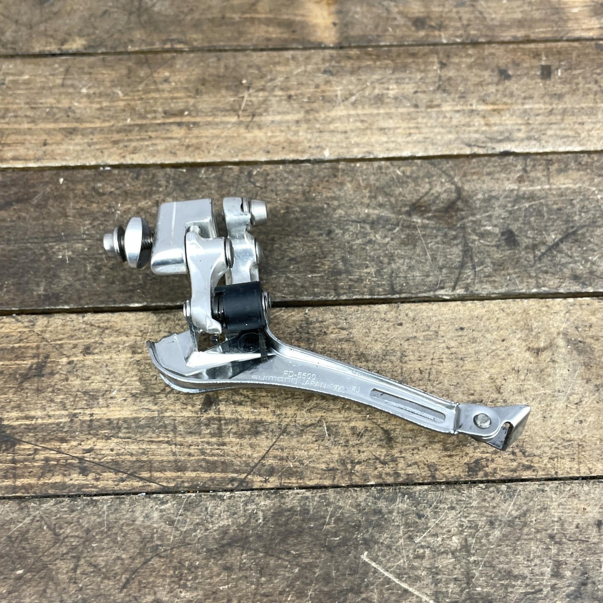 Vintage Shimano 105 FD-5500 Front Derailleur Braze-On Double 9s
