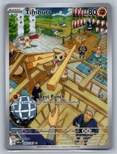 Pokemon SV06: Twilight Masquerade Timburr - 183/167 Holo NM on eBay
