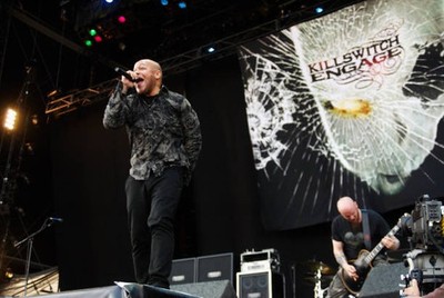 Killswitch Engage Howard Jones Performing Live Onstage Old Music Photo 1