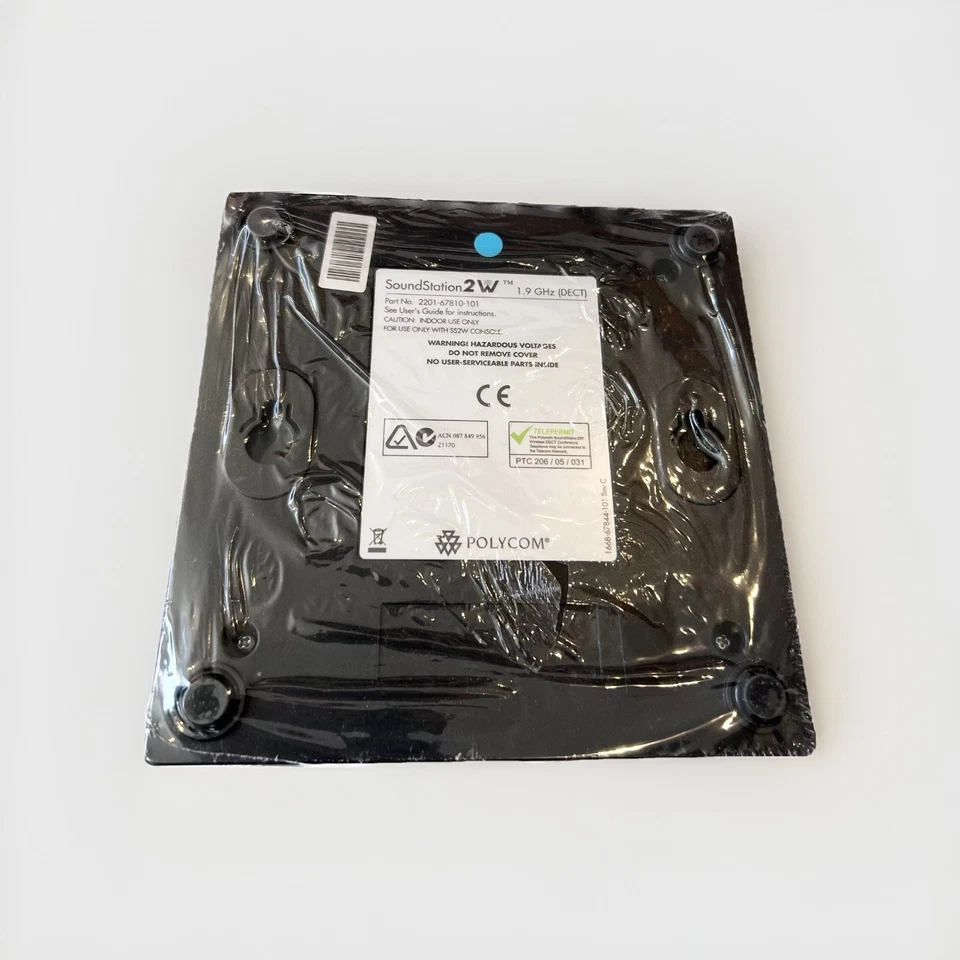 Polycom 2201-67810-160 SoundStation 2W Conference Phone Transceiver, No Cable - Image 4 of 4