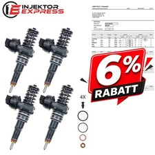 4x 0414720229 Bosch Pumpe Düse VW Audi Skoda Seat 2.0 TDI 038130073BJ 0986441574
