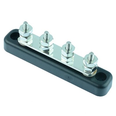 100A Busbar with 4 Stud Terminals Auto Marine Power Distribution Bus Bar