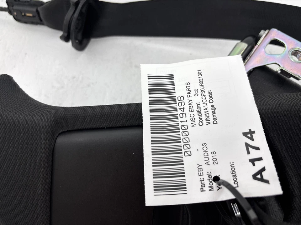 Audi Q3 2015-2018 retractor de cinturón de seguridad delantero izquierdo fabricante de equipos originales Foto 2 de 4