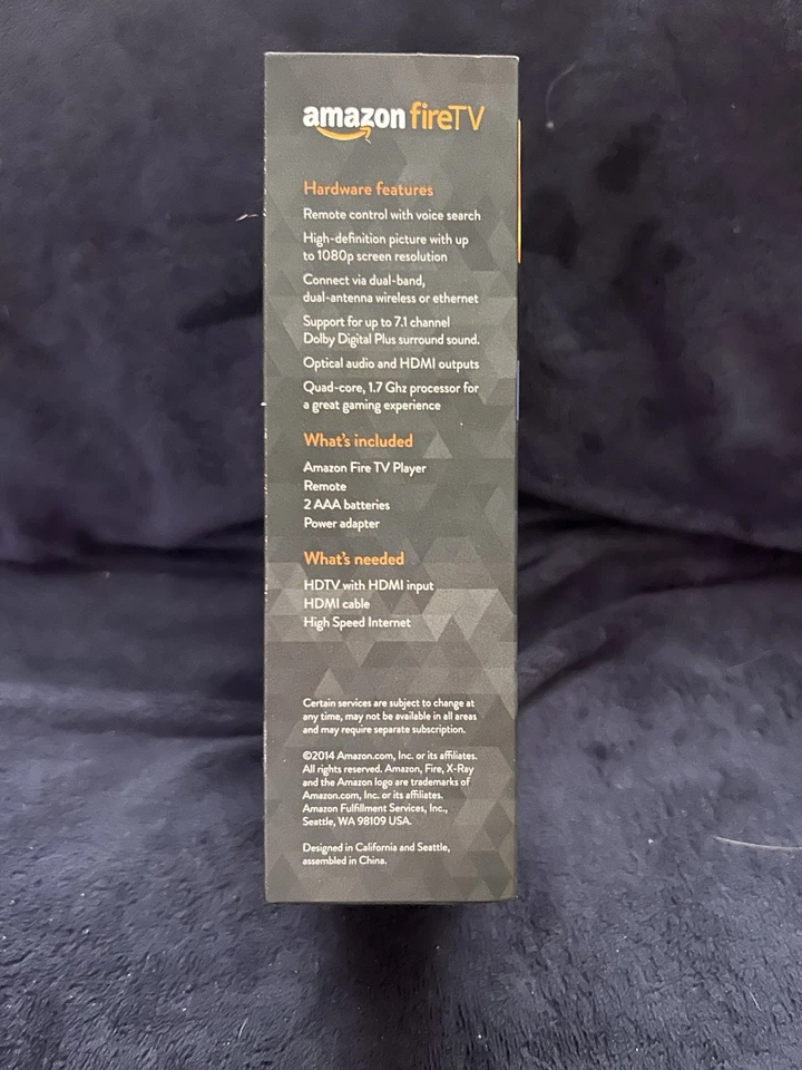 Reproductor multimedia de transmisión Amazon Fire TV (1ª generación) **SELLADO** Foto 3 de 3