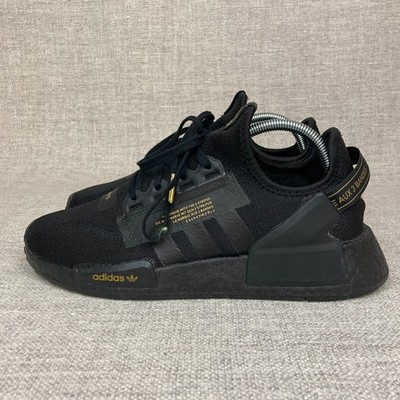 Adidas Mens NMD R1 V2 in Black Gold Metallic Size 7.5 HP3251