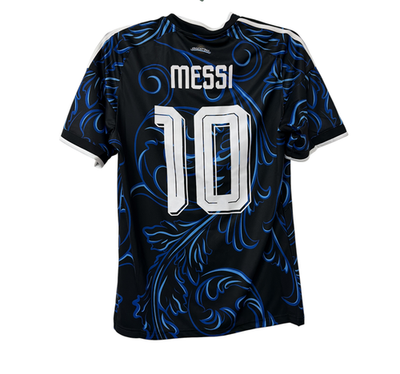 adidas アルゼンチン MESSI 10 シャツ ブラック　オーセンティック Adidas Argentina National Team 2026 Away Replica Jersey #10 MESSI