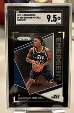 SGC 9.5 2017 Panini Prizm #EM-DON Donovan Mitchell Rookie Emergent