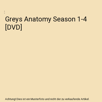 Greys Anatomy Season 1-4 [DVD]