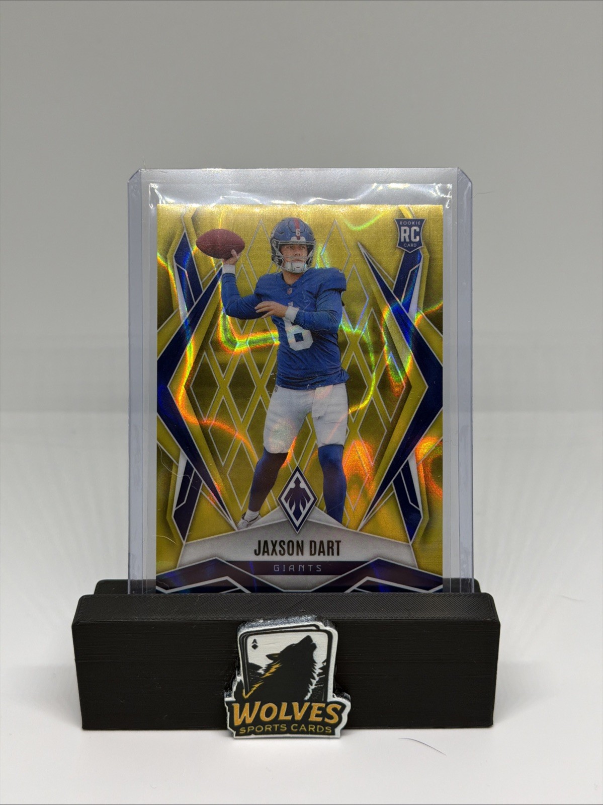 2025 Panini Phoenix - Rookies Jaxson Dart #200 Yellow Lava /125 (RC)
