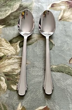 Gorham 18/8 China Stainless Flatware CALAIS Set of 2 TEASPOONS 6 1/8"