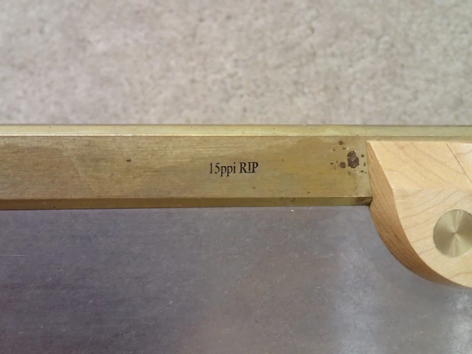 Serra RIP Lie Nielsen 15ppi 10" com bainha feita nos EUA item do usuário - Imagem 4 de 4