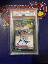 2024 Bowman Chrome - Prospect Auto Elias Medina #CPA-EME Green Reptilian Ref /99