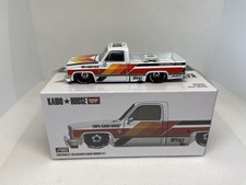 Mini GT Kaido House Chevrolet Silverado Kaido Works V1 White 082-new open box