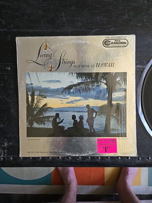 Living Strings Play Music Of Hawaii, Vinyl LP 1960 Camden, VG Pre-owned UNTESTED