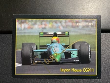 1991 Pro Tracs Formula One #36 Mauricio Gugelmin's Car Autograph