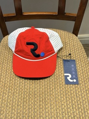 NWT Felix Rex Hat Cap Red White One Size Adjustable Athletic Quick Dry Golf Fit