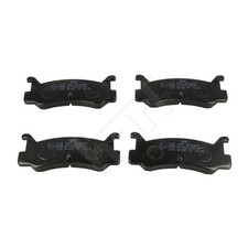1x ORIGINAL® HART Bremsbelagsatz, Scheibenbremse Hinten für Mazda 323 III