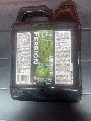 Brightwell Aquatics Ferrion 2 Liters Coral Reef Aquarium Liquid Iron Supplement