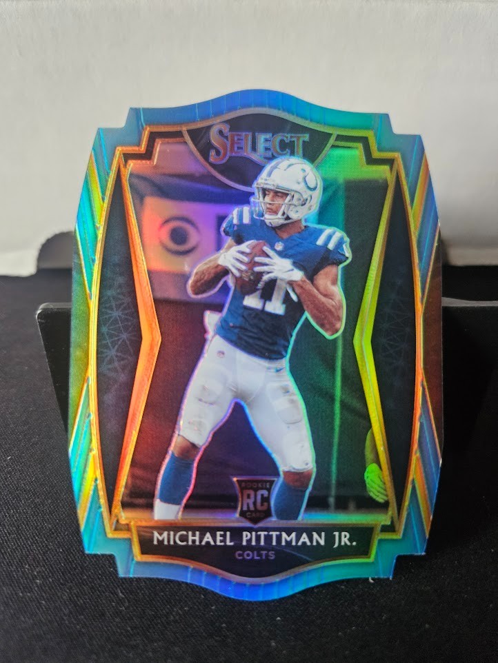 2020 Panini Select Michael Pittman Jr. Colts Light Blue Die Cut Rookie #162