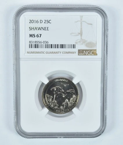 2016-D Washington Quarter Shawnee ATB MS67 NGC *5818