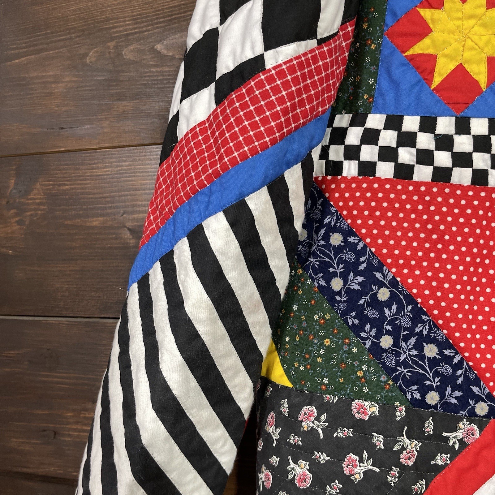 Handmade Boho Patchwork Quiltcore Jacket Womens S… - image 5