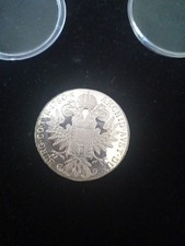 1 Austria Maria Theresa Thaler 1780 S F Restrike Silver Coin 0.833 Fine Bullion